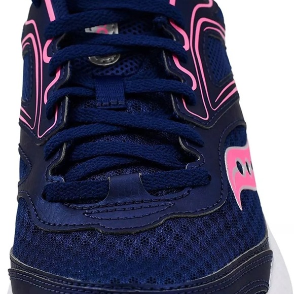 Saucony Blue and Pink Athletic Shoes with Breathable Mesh - Picture 2 of 9